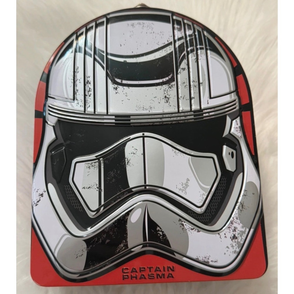 Star Wars Captain Phasma 3D Embossed Tin Lunch Box The Force Awakens Tin Box Co